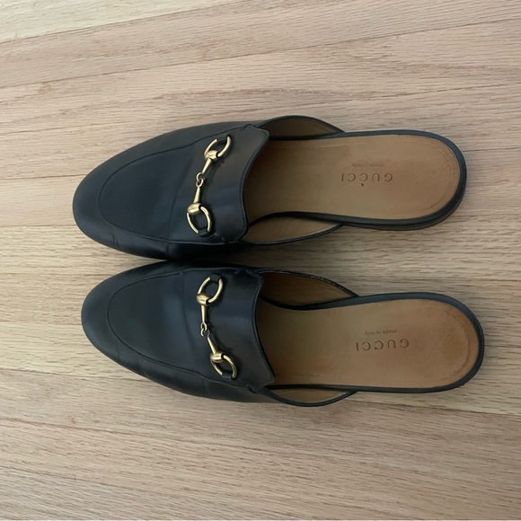 GUCCI PRINCETOWN MULE BLACK - 37.5 - Picture 3 of 5